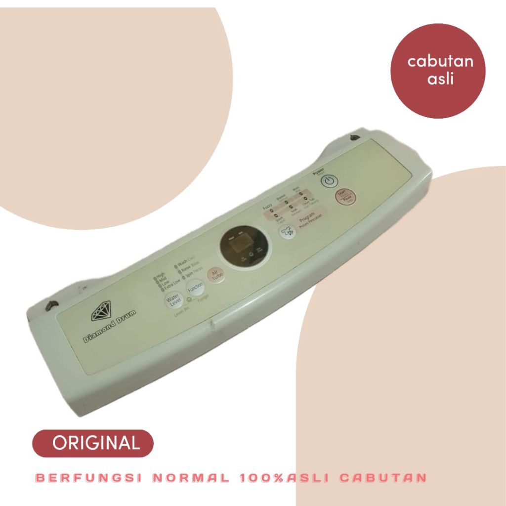 cover depan panel cover mesin cuci modul samsung wa70v4