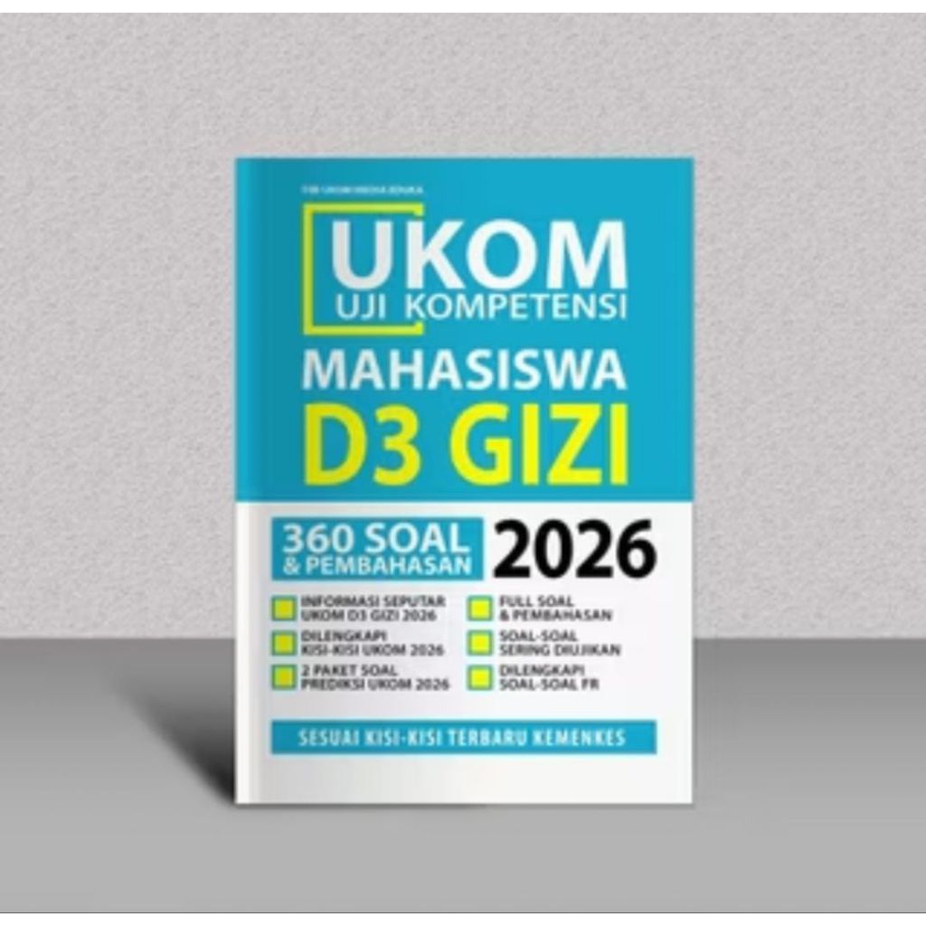 BUKU UKOM MAHASISWA D3 GIZI 2026