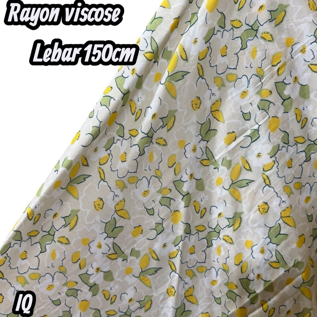 kain katun rayon viscose - rayon motif - rayon meteran {RYO}
