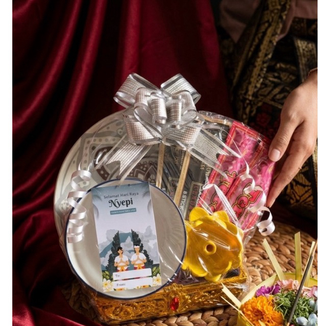 [READY STOCK] Parsel hampers Nyepi piring dupa keben bokor  | Hampers Nyepi Galungan Kuningan, hampe