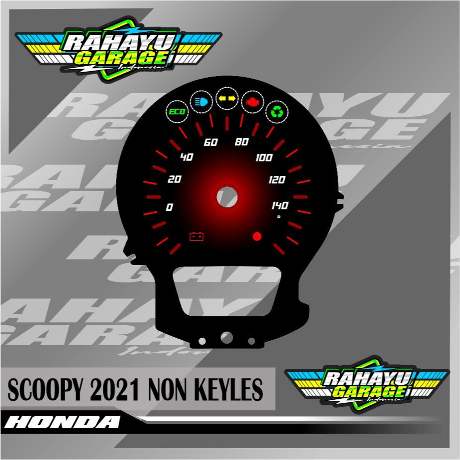 PAPAN SPEEDOMETER CUSTOM HONDA SCOOPY 2021-2023