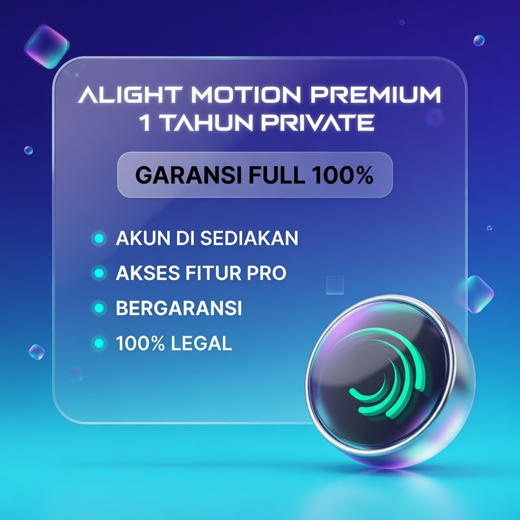 Alight Motion Pro 1 Tahun Garansi private