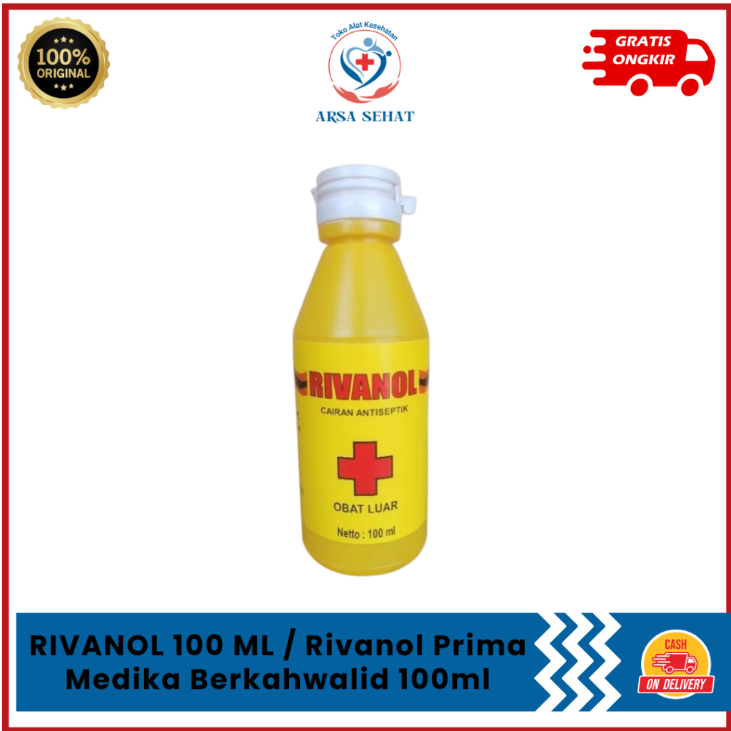RIVANOL 100 ML / Rivanol Prima Medika Berkahwalid 100ml
