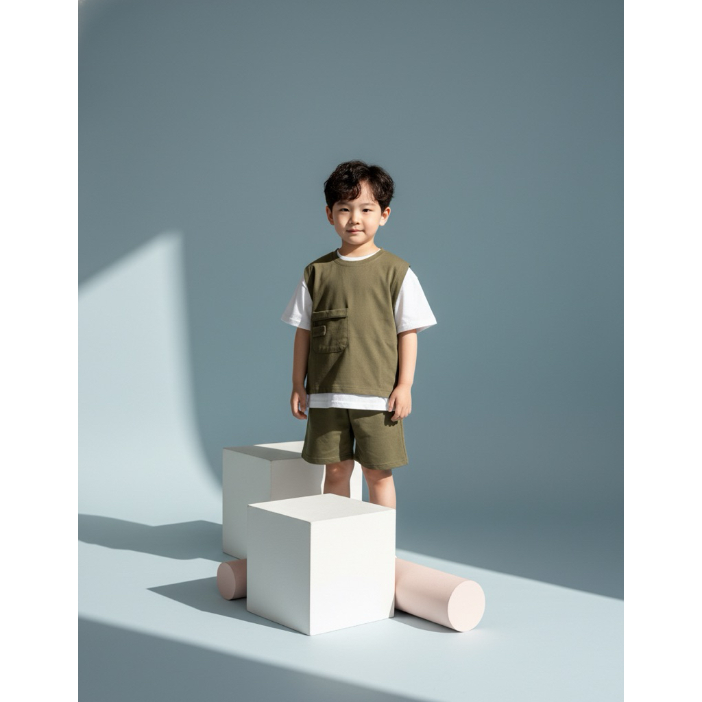 Ciobaby.id-Alessio Oneset|Baju Lebaran Anak|Setelan Anak Laki-laki|Oneset Anak Laki Laki|Baju Anak M