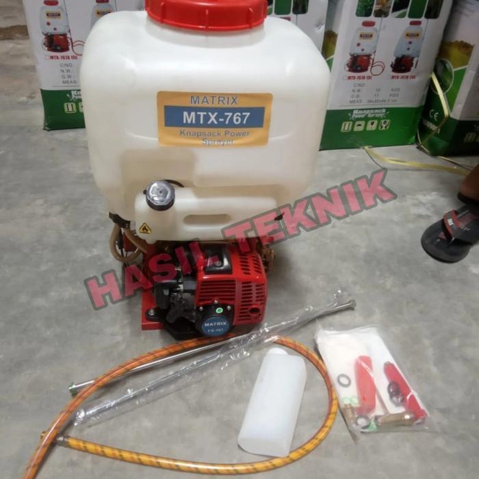 Knapsack Power Sprayer 20 Liter Disel Bensin 2 Tak Matrix MTX 767