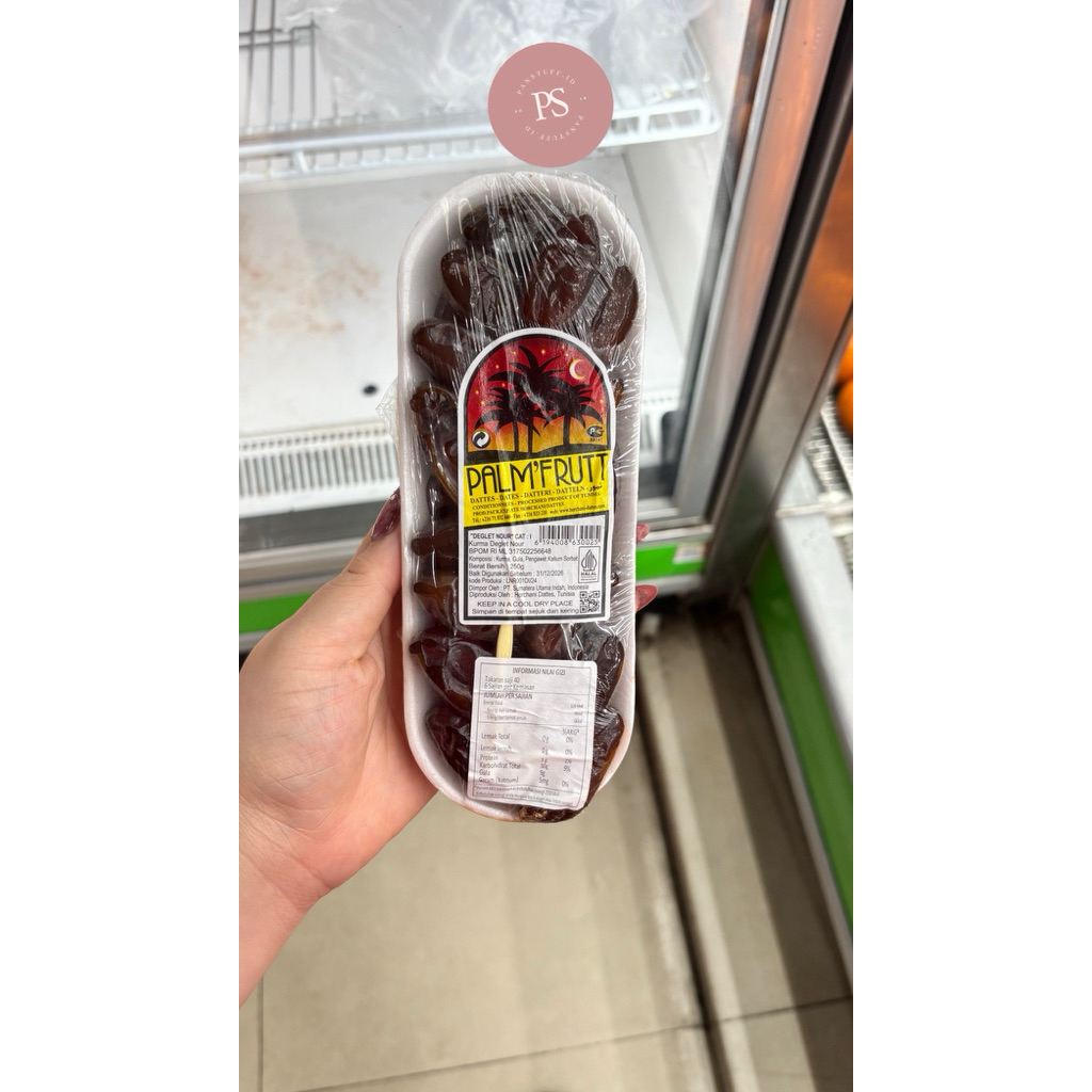KURMA PALMFRUTT TUNISIA MADU 200gr / KURMA BERTANGKAI SAMPAN