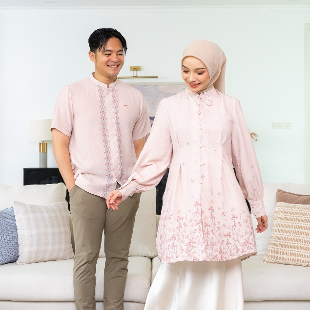 [Raya Collection] Kalasirs Baju Atasan Tunik Koko Gamis Couple Lebaran Sarimbit Raya Leonarichi - Za