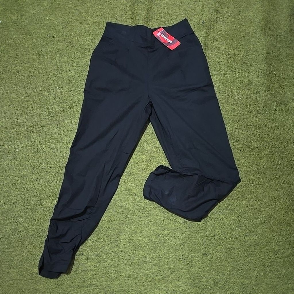 Black Trousers Size M Graphis Elastic & Comfort!Celana Panjang Hitam