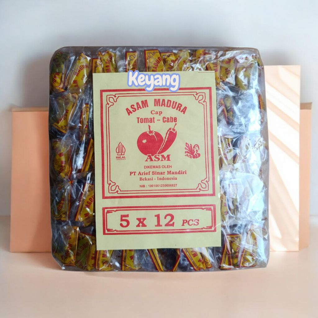 60 PCS ASAM RENCENG COKLAT ECERAN RP. 1.000 / ASEM JAWA / ASEM / ASAM