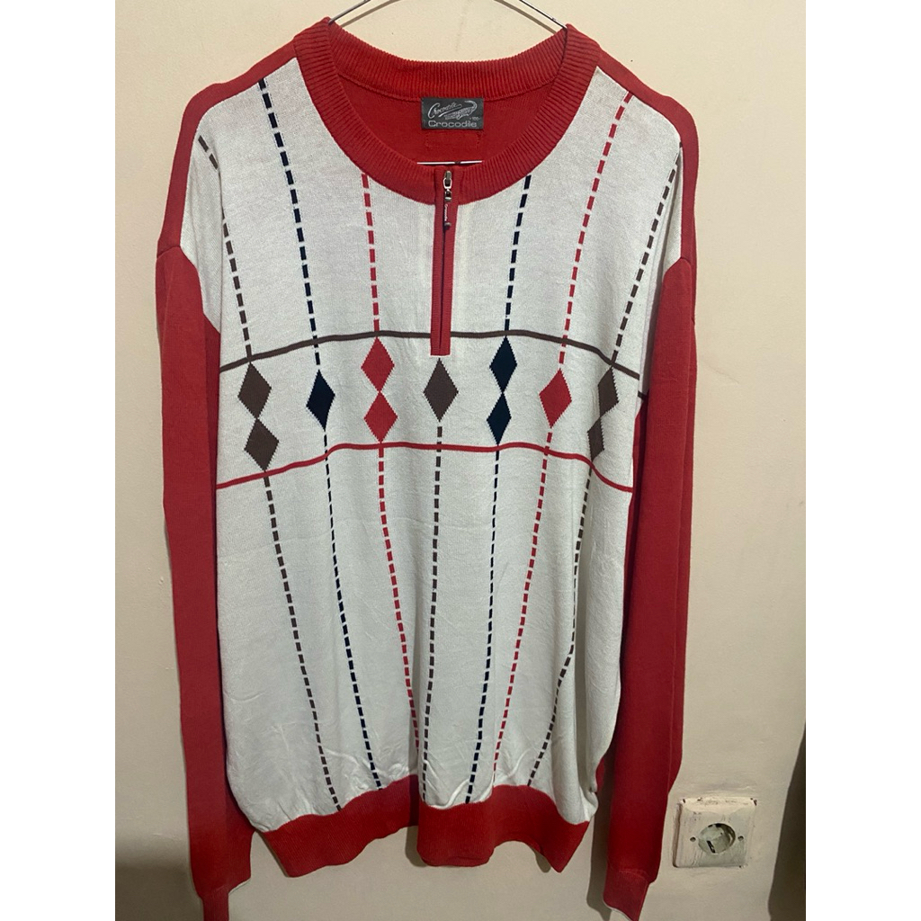 Knitwear Crocodile Vintage Halfzip