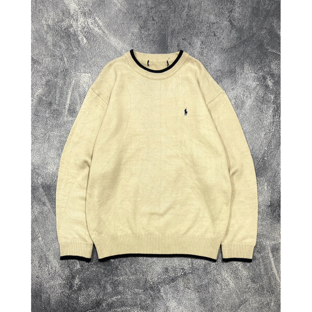 SWEATER KNIT POLO RL ( Warnanya Cakep )