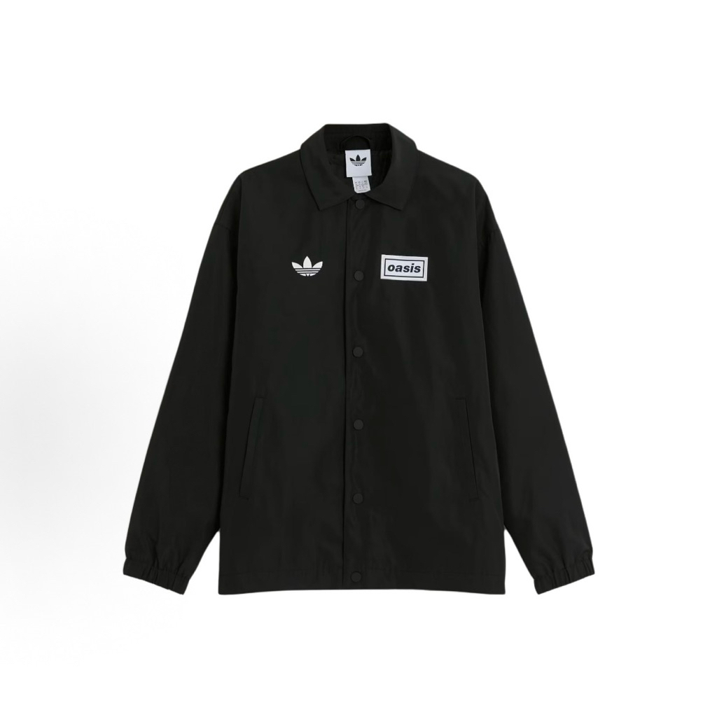 ADIDAS ORIGINALS X OASIS CLASSIC COACH JACKET BLACK KT3464 ORIGINAL