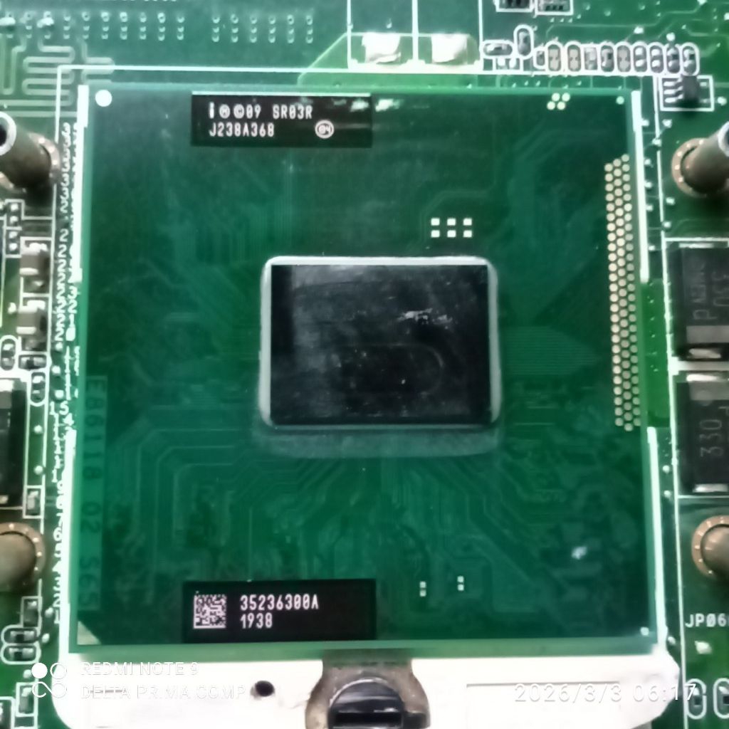 Processor laptop intel core i7 2640M SR03R sandybridge