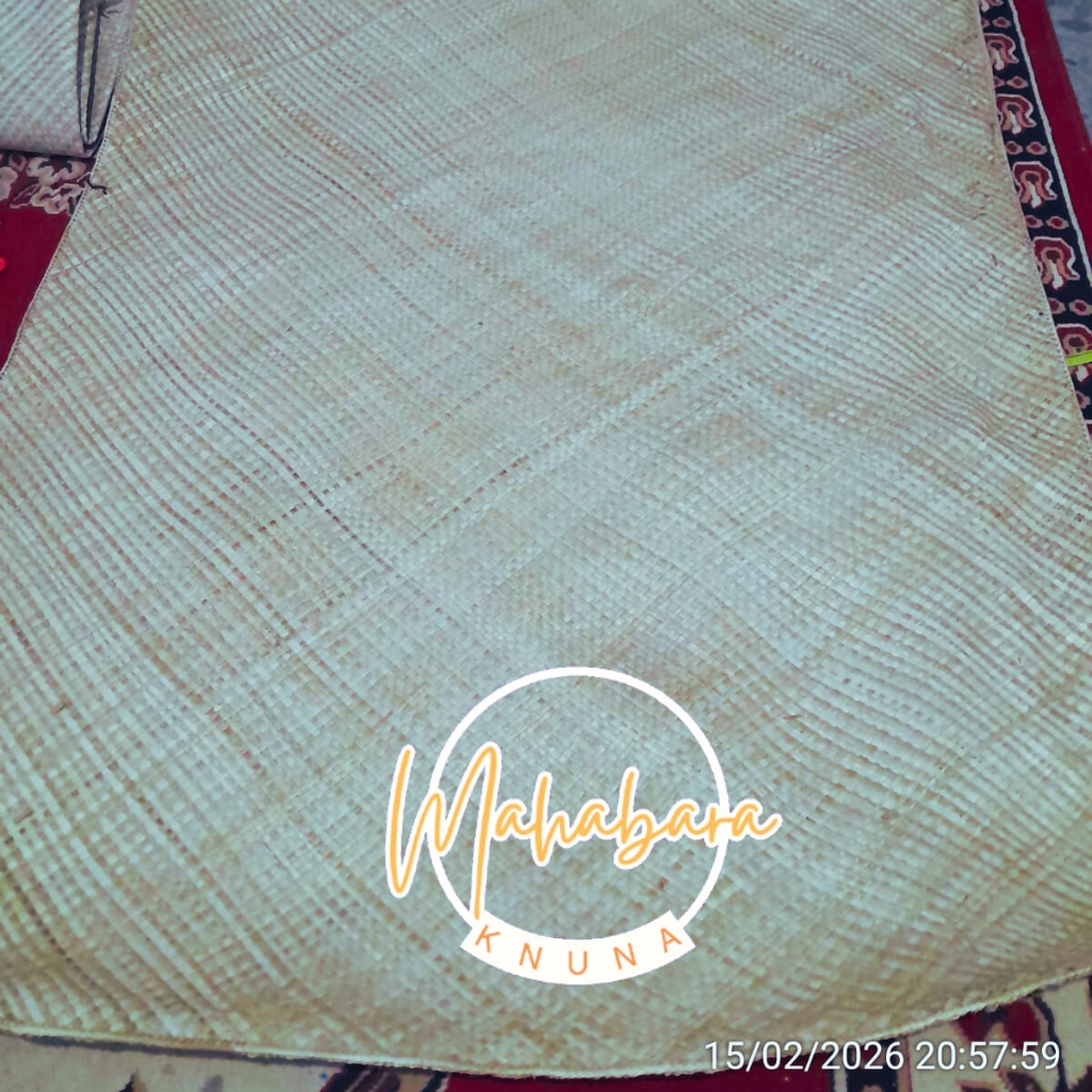 Tikar Daun Pandan Tikar Piknik Ukuran 120cm x 190cm Tikar Anyaman Daun Pandan Tebal