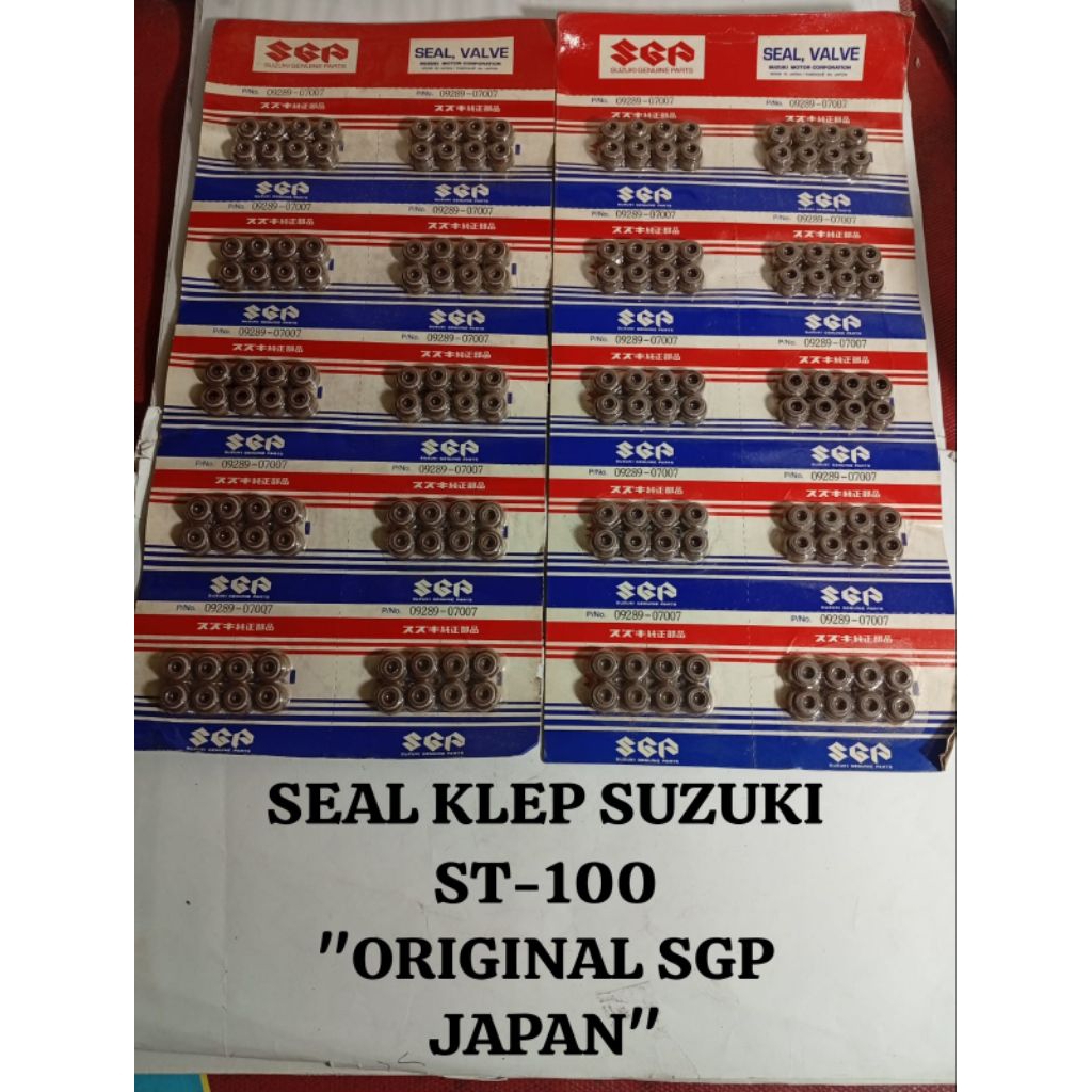SEAL KLEP SUZUKI ST -100 "ORIGINAL SGP JAPAN"