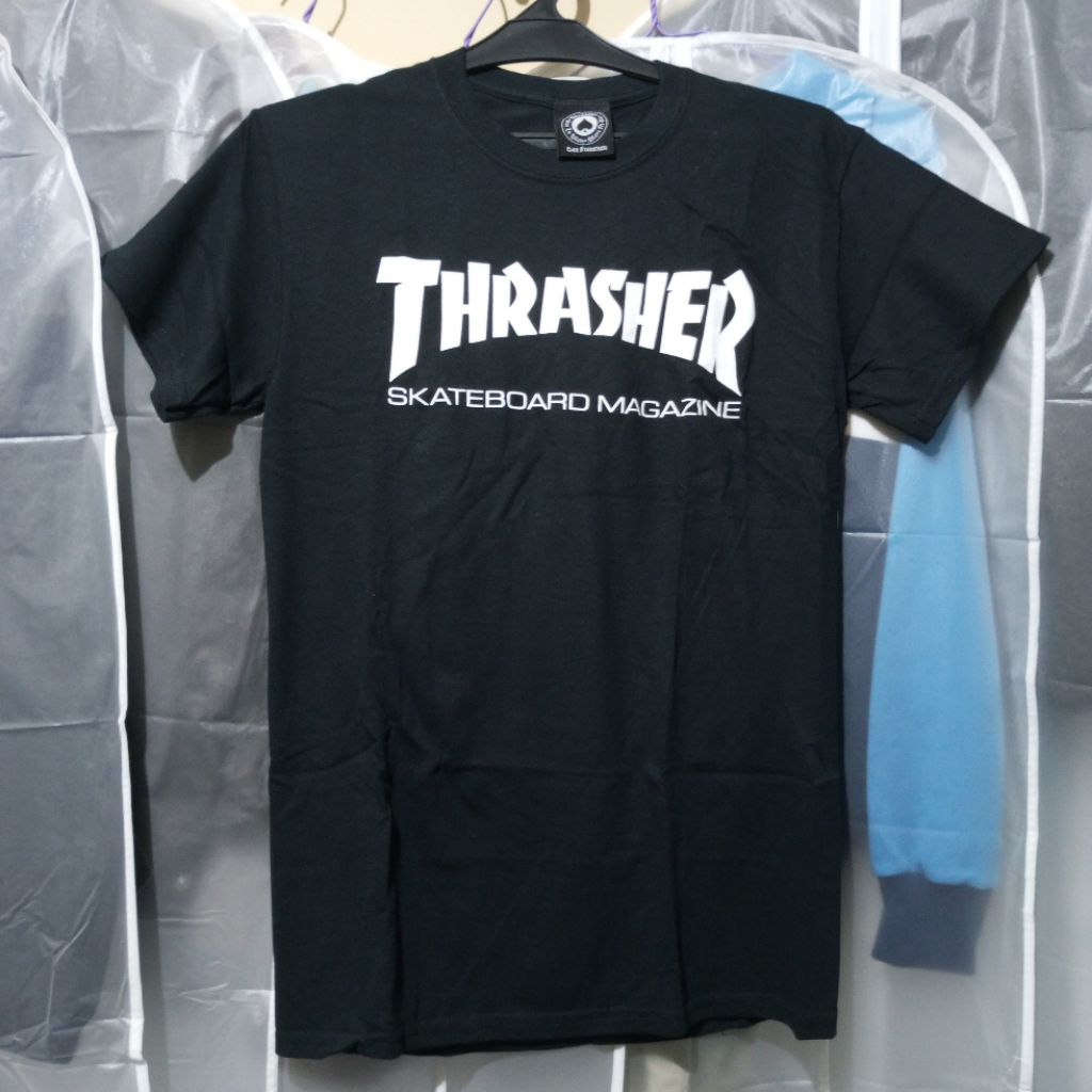 (NEW) T-shirt Thrasher Skateboard Magazine Original Kaos Skateboarding Traser