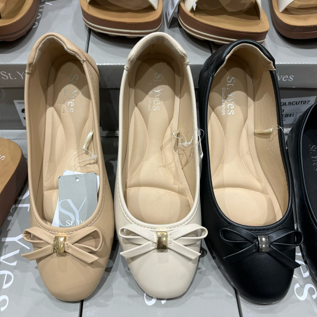St.Yves Sepatu Flatshoes Wanita Sol Super Empuk Model Pita Simple Promo Termurah Original by Matahar