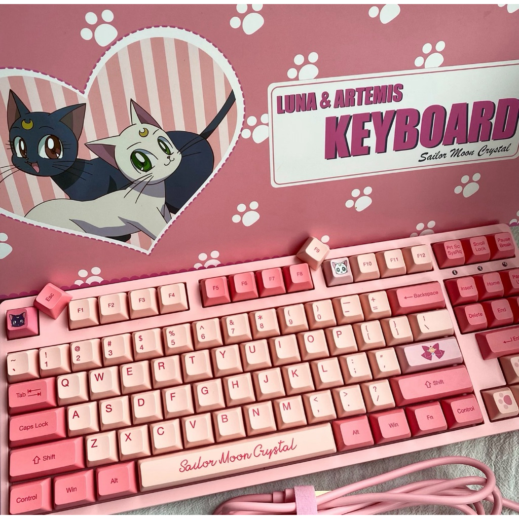 Keyboard sailor moon Akko 3087V2 original price 850k