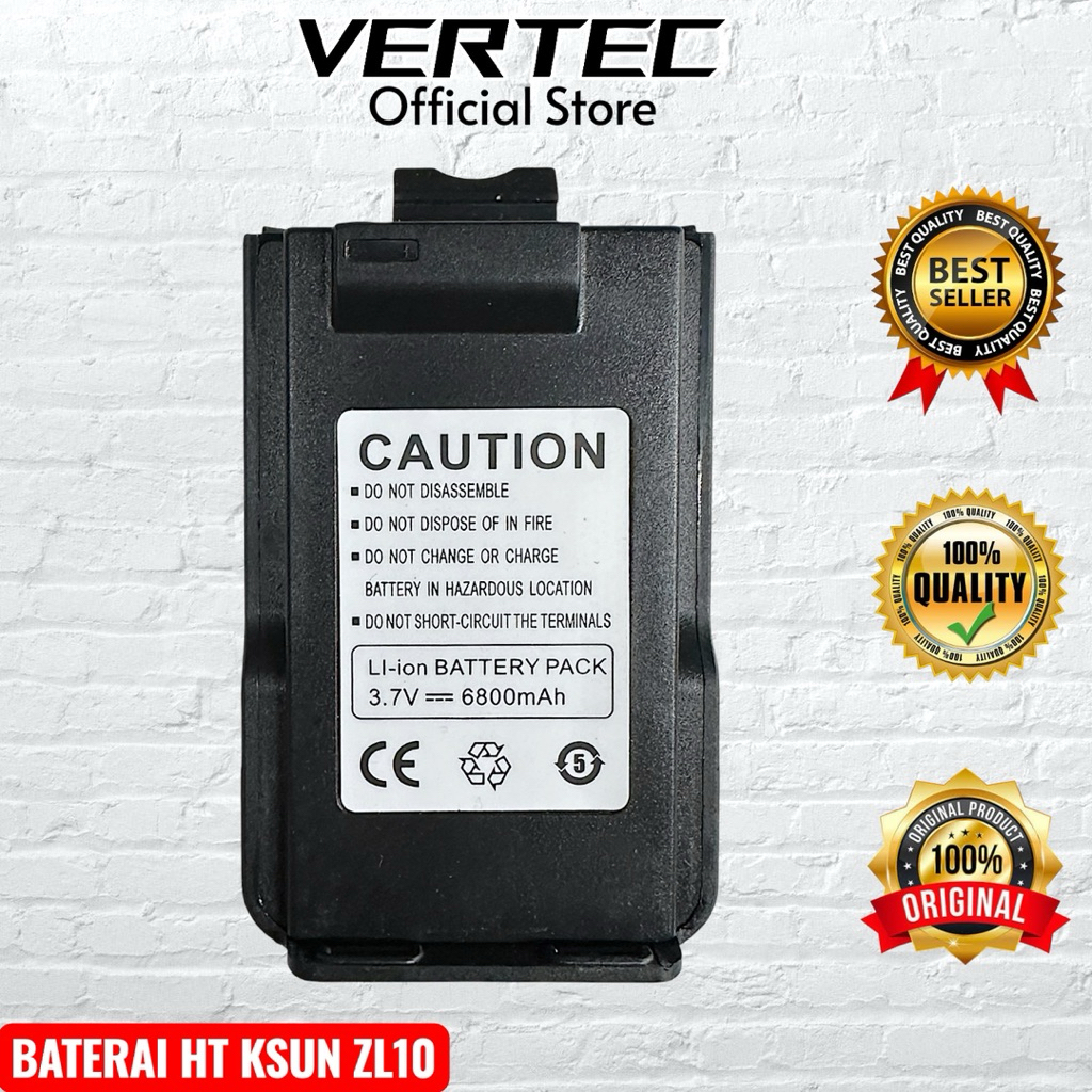 Baterai HT POC KSUN ZL10 Z18 Compatible TEXAS B5 Motorola T88 B7 RUYAGE RY68 Talkcom TC-389S TC389S