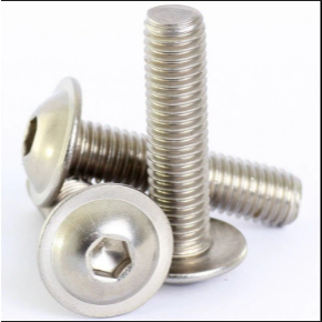 3pcs Baut Button L Flange stainless M4 4MM / Baut L kepala bulat + ring plat / Baut L Button Flange 