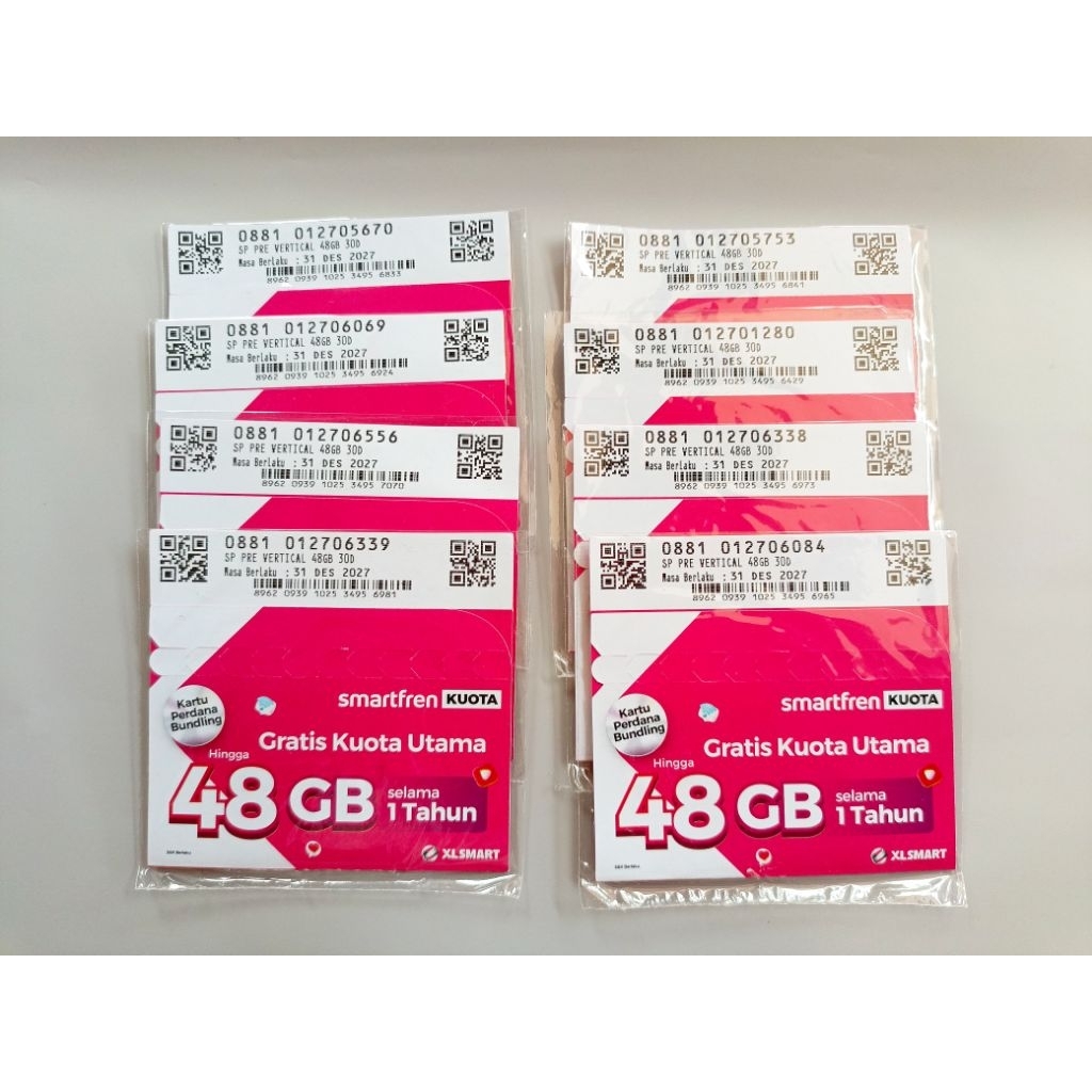 Kartu Perdana Smartfren Tanpa inject Kuota (SEGEL)