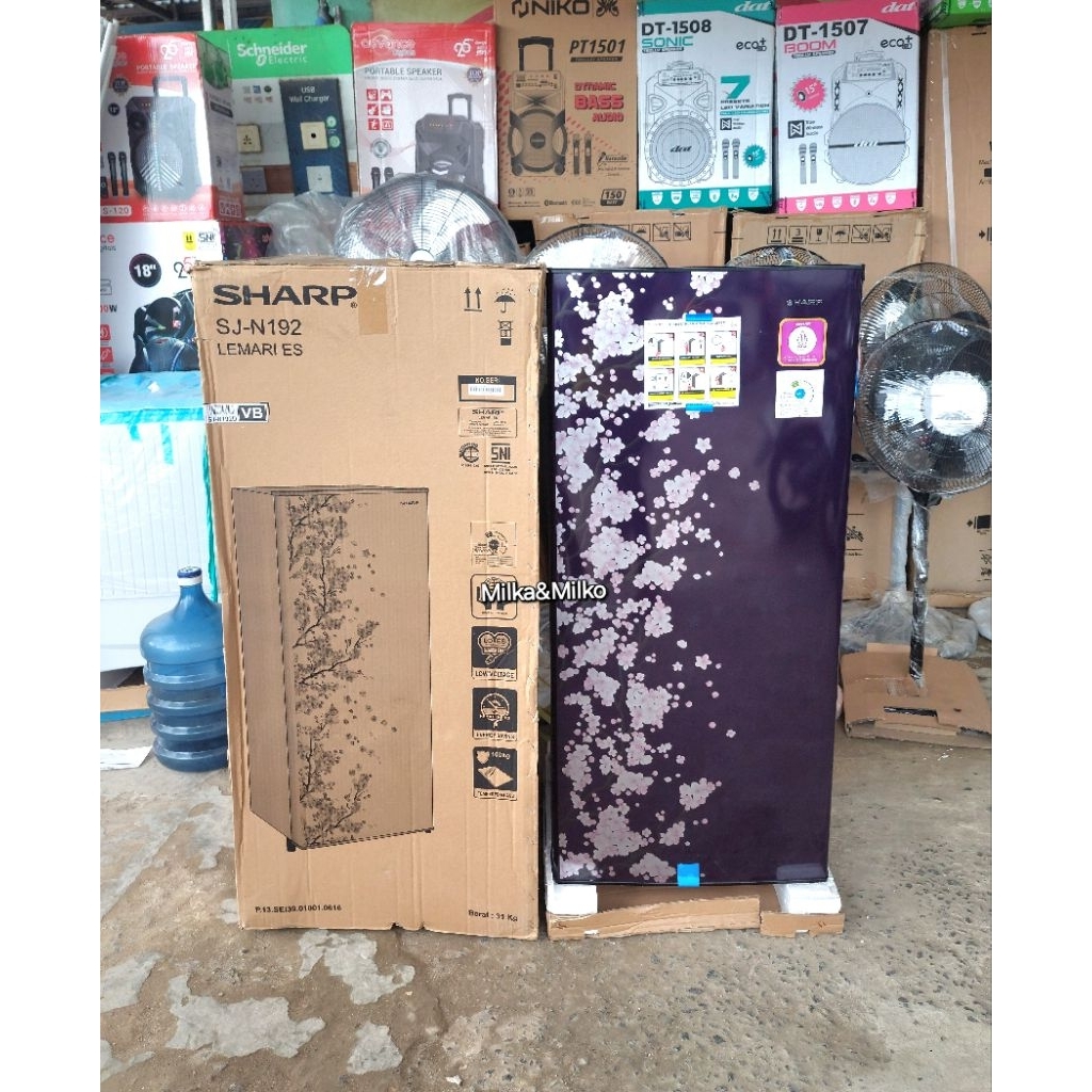 Sharp SJ-N192D-VB SJ-N192D-VR Kulkas 1 Pintu Pintu SJN192 KIREI 3