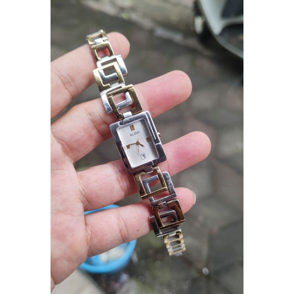jam tangan original Alba wanita second bekas preloved