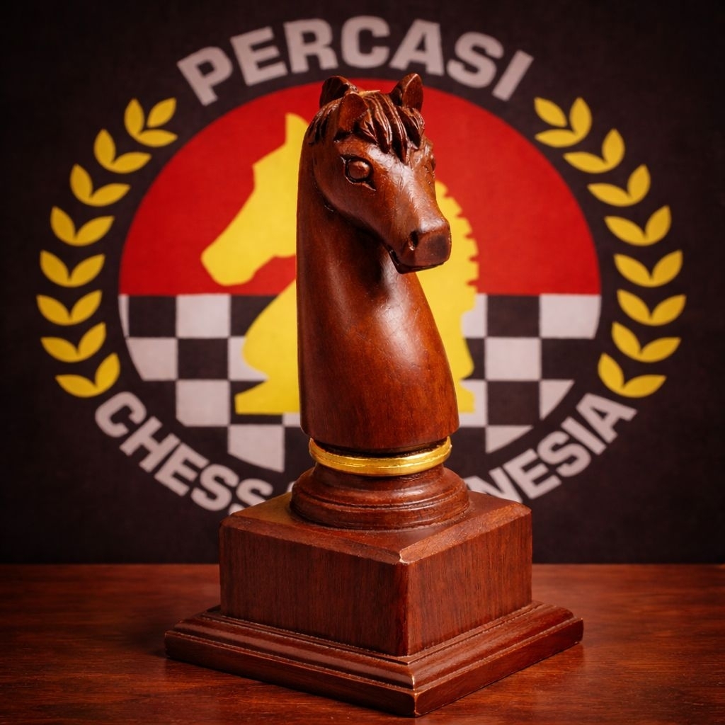 piala CATUR PREMIUM (full kayu jati)