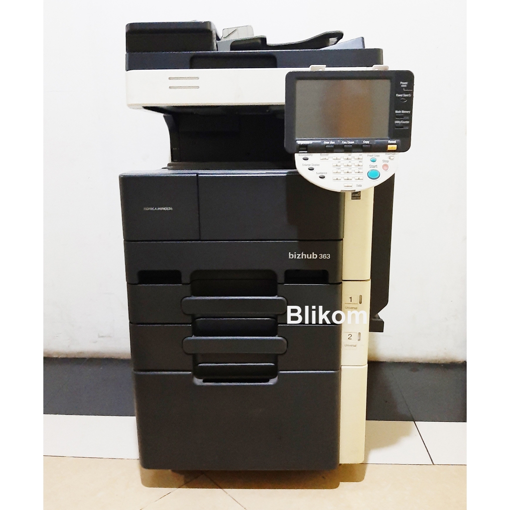 Mesin Fotocopy Konica Minolta Bizhub 363 Hitam Putih dengan Scan Warna