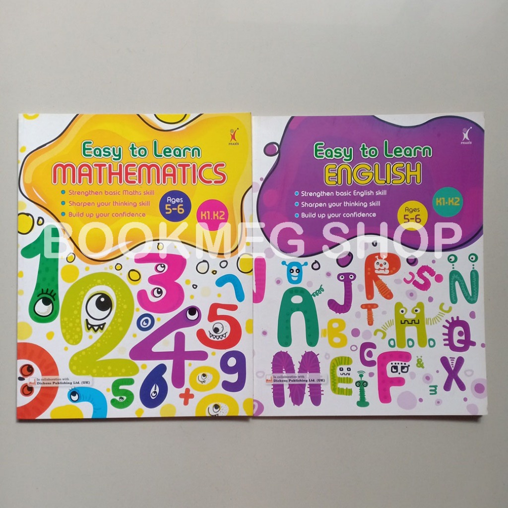 BUKU KINDERGARTEN EAST TO LEARN ENGLISH/MATHEMATICS