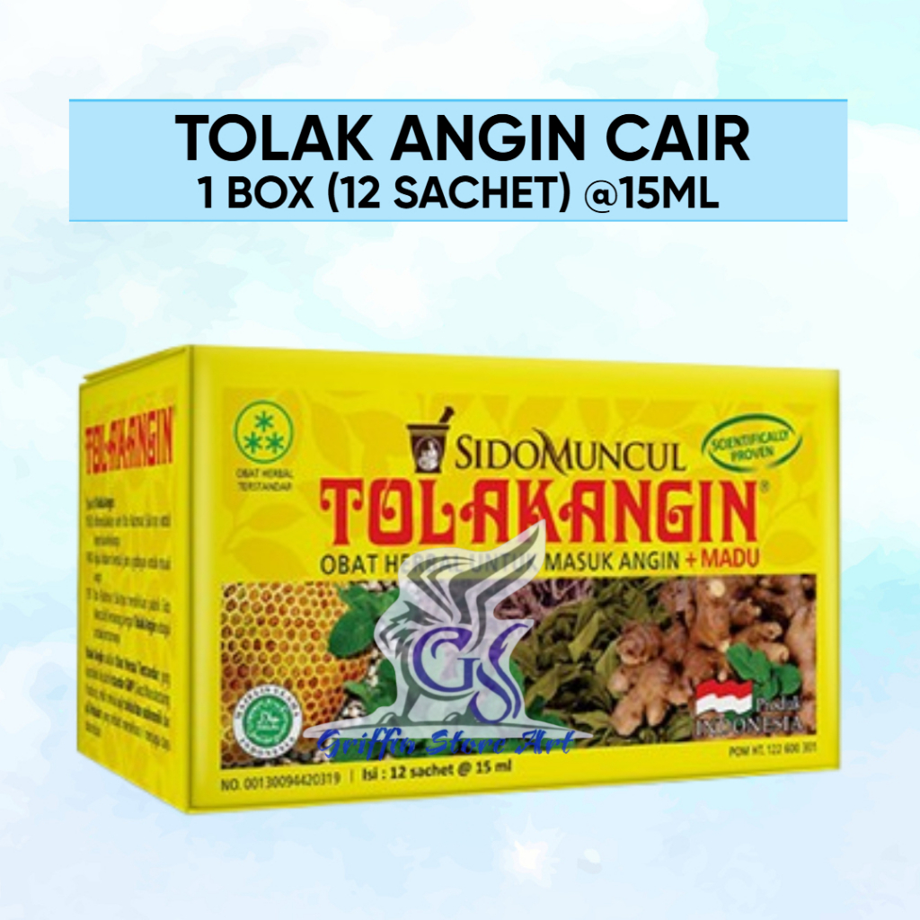 PROMO Tolak angin cair 12pcs /1box sidomuncul masuk angin original MURAH DISKON TOLAK ANGIN MADU