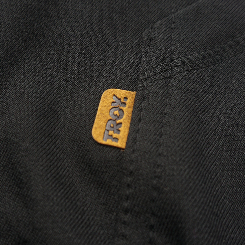 Troy Company Hoodie Black Curve College - Hoodie Pria Hitam KHD 2455