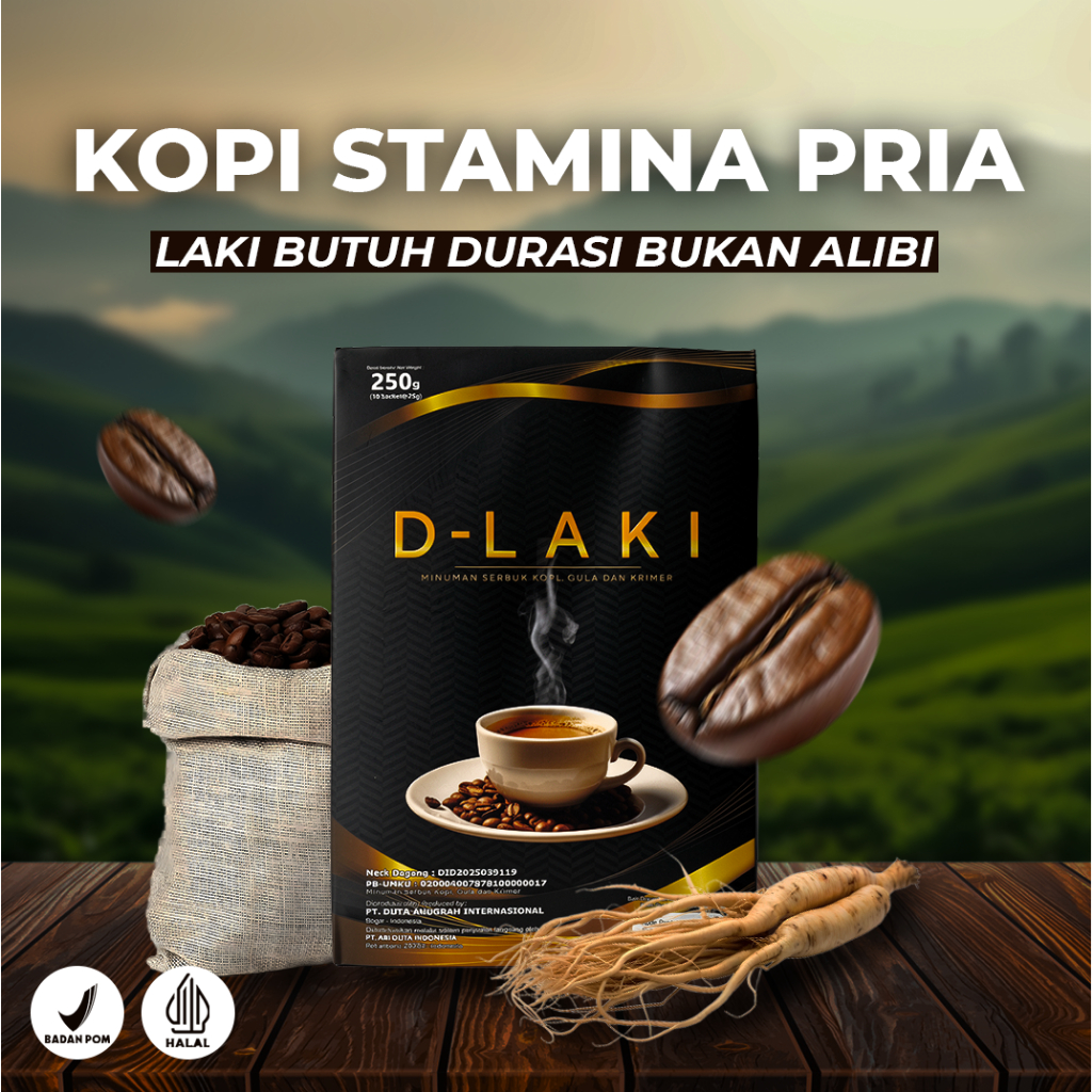 Kopi D'Laki Sachet Kopi Original 100%