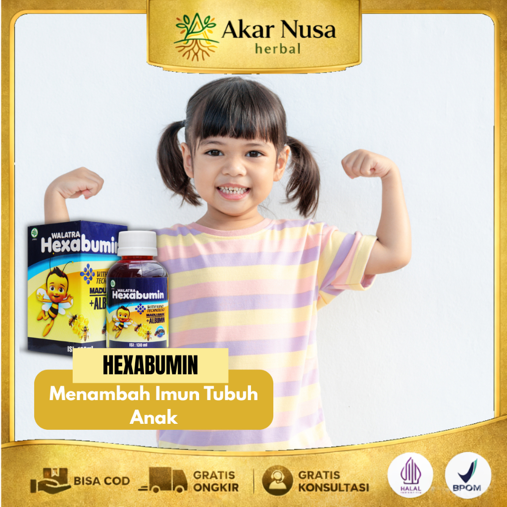 Vitamin Untuk Menambah Imun Tubuh Anak Atasi Anak Sering Sakit Anak Lemas Mual Muntah - Hexabumin