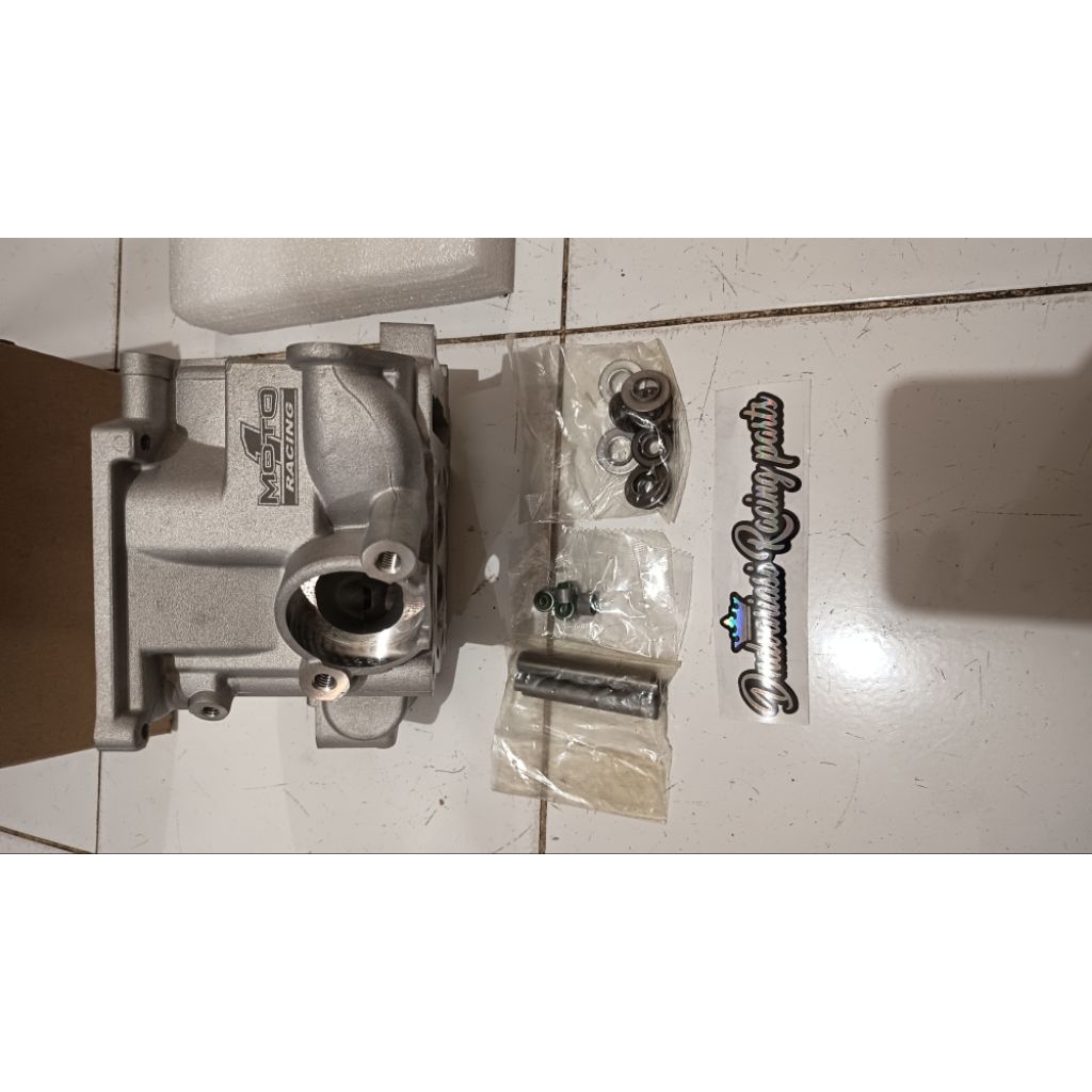 MOTO1 Cylinder head moto1 mx king 25-22 + retainer/Silinder head mx 25-22 + retainer moto1/cylinder 