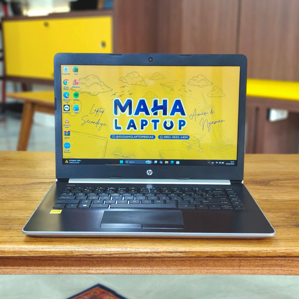 Laptop HP 14-cm0091AU 14 inci SSD 128GB RAM 4GB