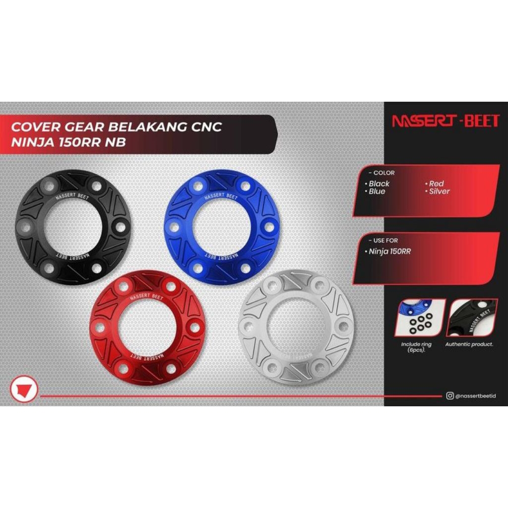 Cover Gear Belakang Cnc Ninja 150RR Nassertbeet