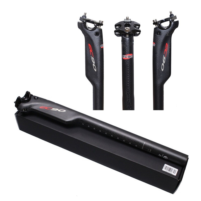 EC90 Seatpost Carbon Aero Size  27.2mm 30.8mm 31.6mm Panjang 350mm Seatpost Carbon Sepeda MTB Roadbi