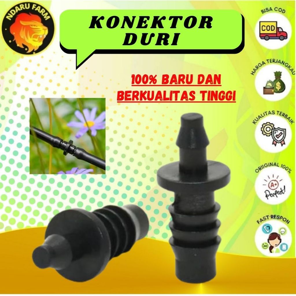 KONEKTOR 3/8 5/16 KE SELANG 4/7MM POMPA PENYIRAM TANAMAN 12V KE SELANG 7MM NDARUFRAM