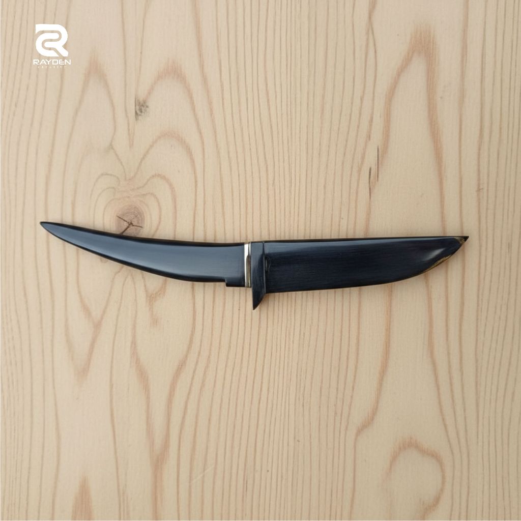 Pisau seset HSS DM05 full tanduk kerbau 15 cm