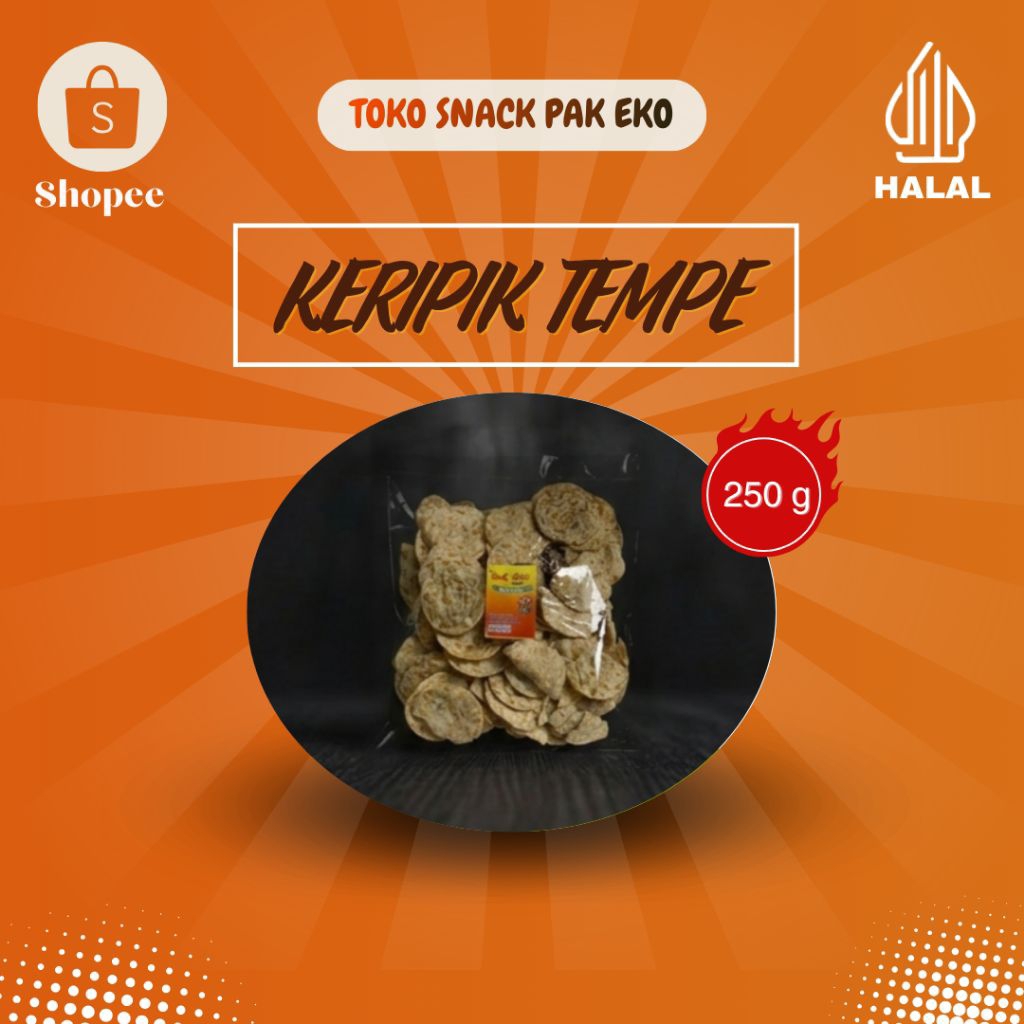 keripik tempe 250 gram