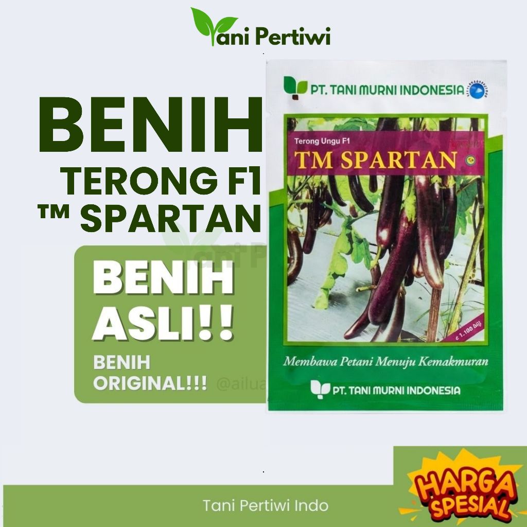 Benih Terong Ungu TM Spartan F1 1.100 Biji