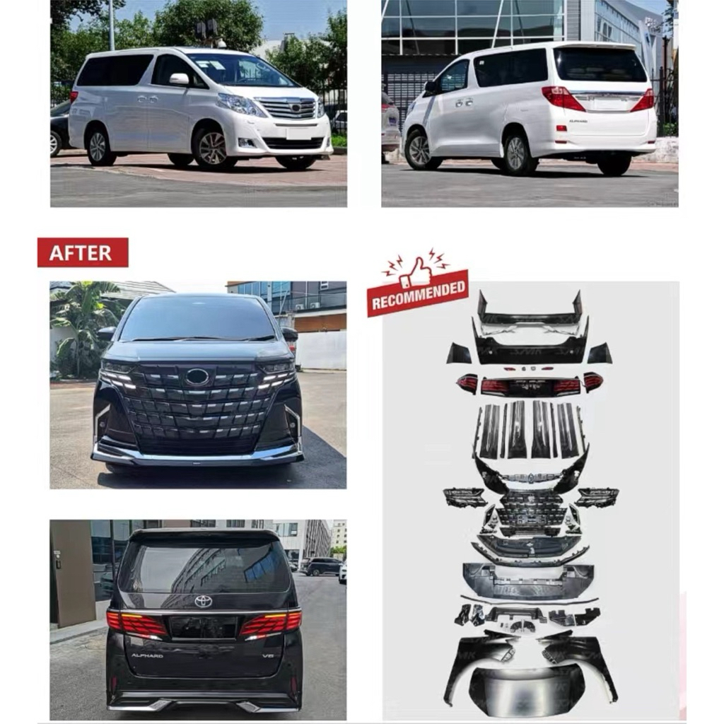 Bodykit Alphard 2012 Upgrade ke 2025