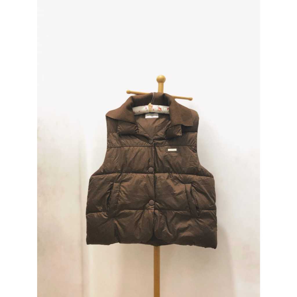 Jaket rompi sherpa wanita musim Dingin