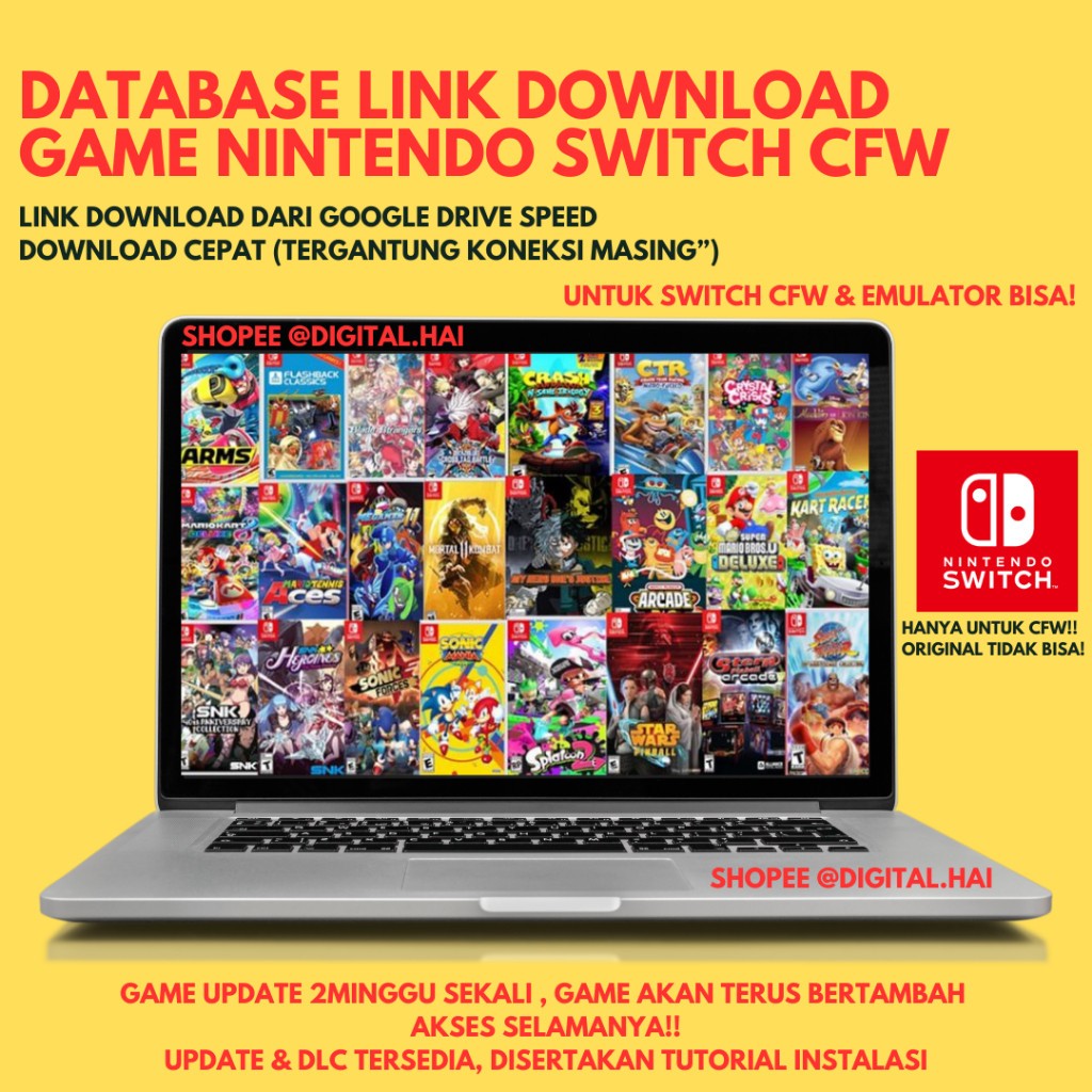 Database Game Nintendo Switch CFW Link Download Selamanya