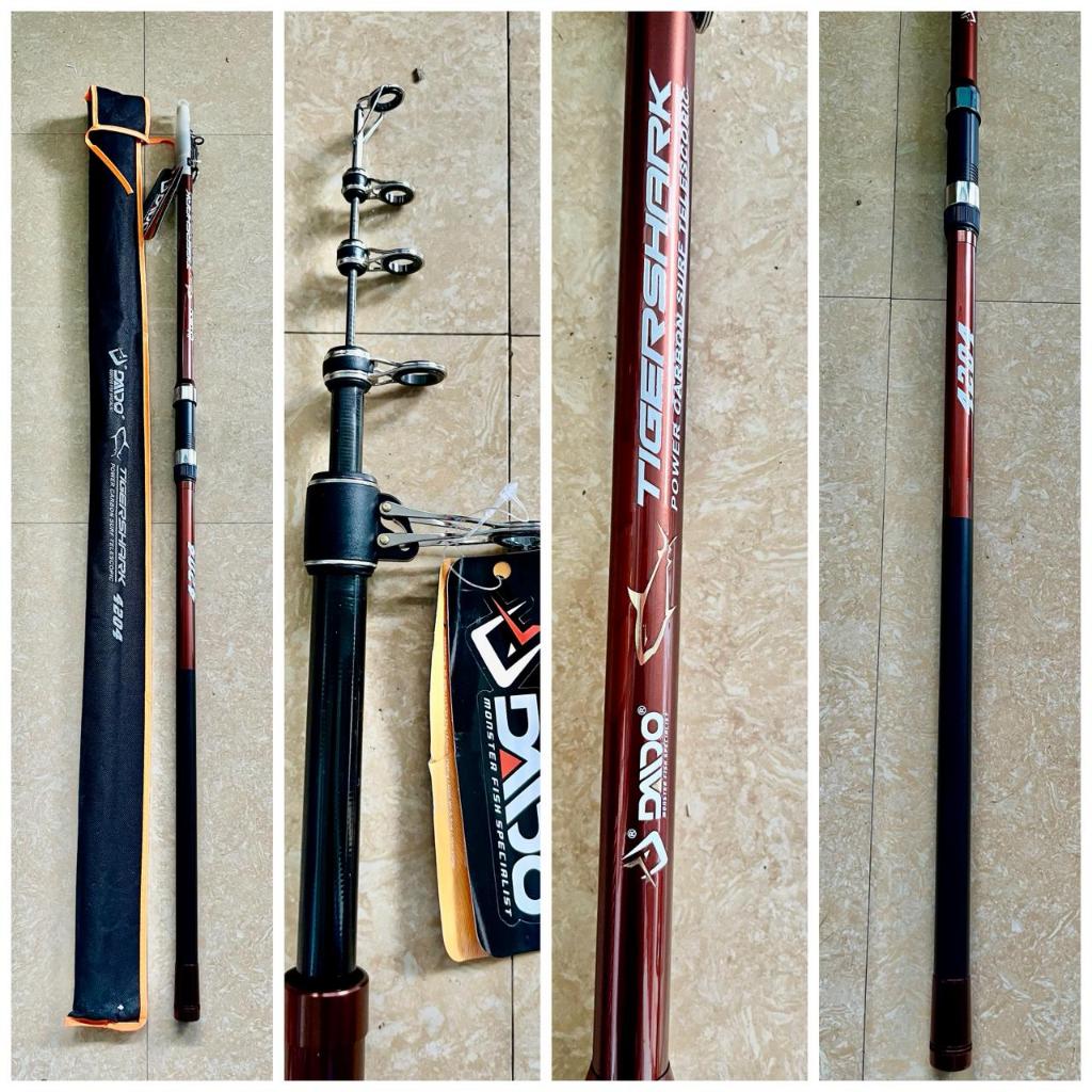Joran Pasiran Surf Telescopic 360/390/420cm Daido Tigershark 20-40Lb