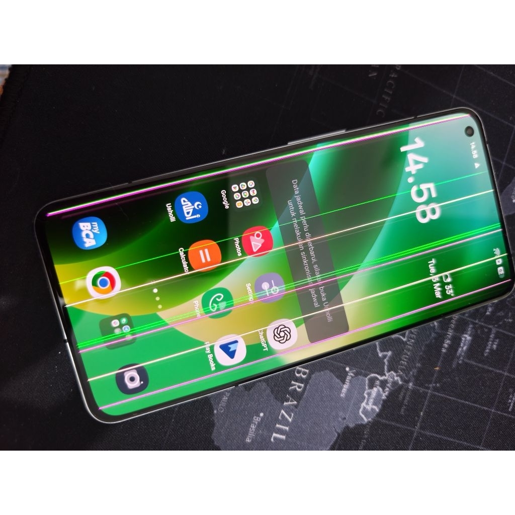 Realme GT2 Pro minus LCD line garis nego sampe kejual