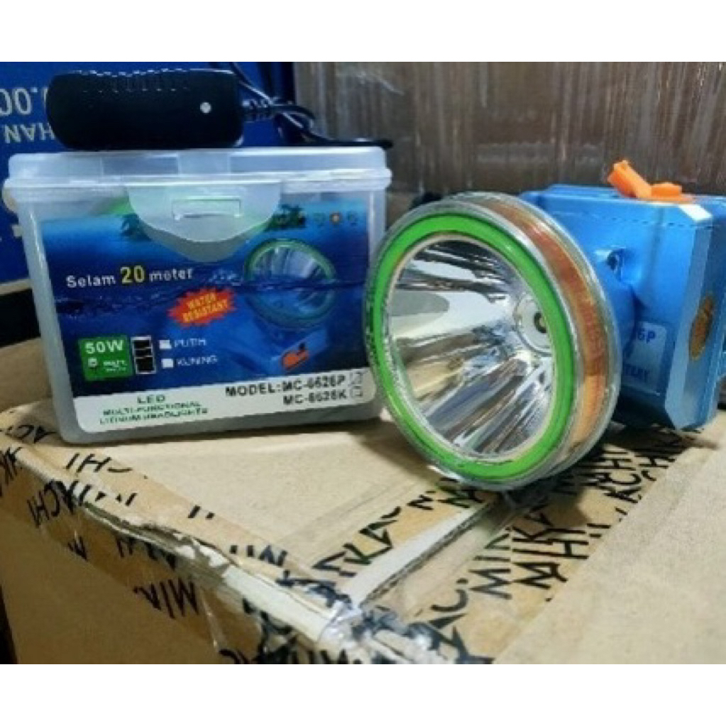 Senter kepala mikachi 50 Watt selam