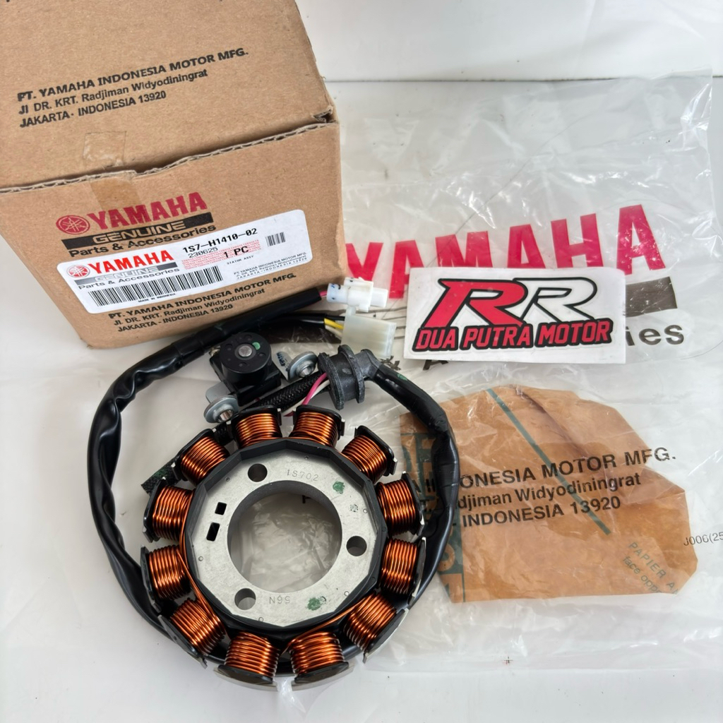 spul sepul stator assy original ori yamaha jupiter mx 135 lama old new 1S7