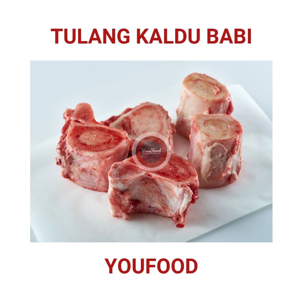 Tulang Babi untuk Kaldu - Tulang Sengkel Babi - Pork Bone Broth - 1kg
